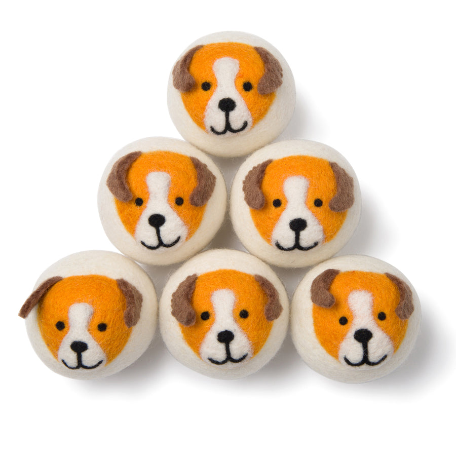 Wooly Fun Felted Sport Balls for Dogs l A Cheerful Pet - Olive