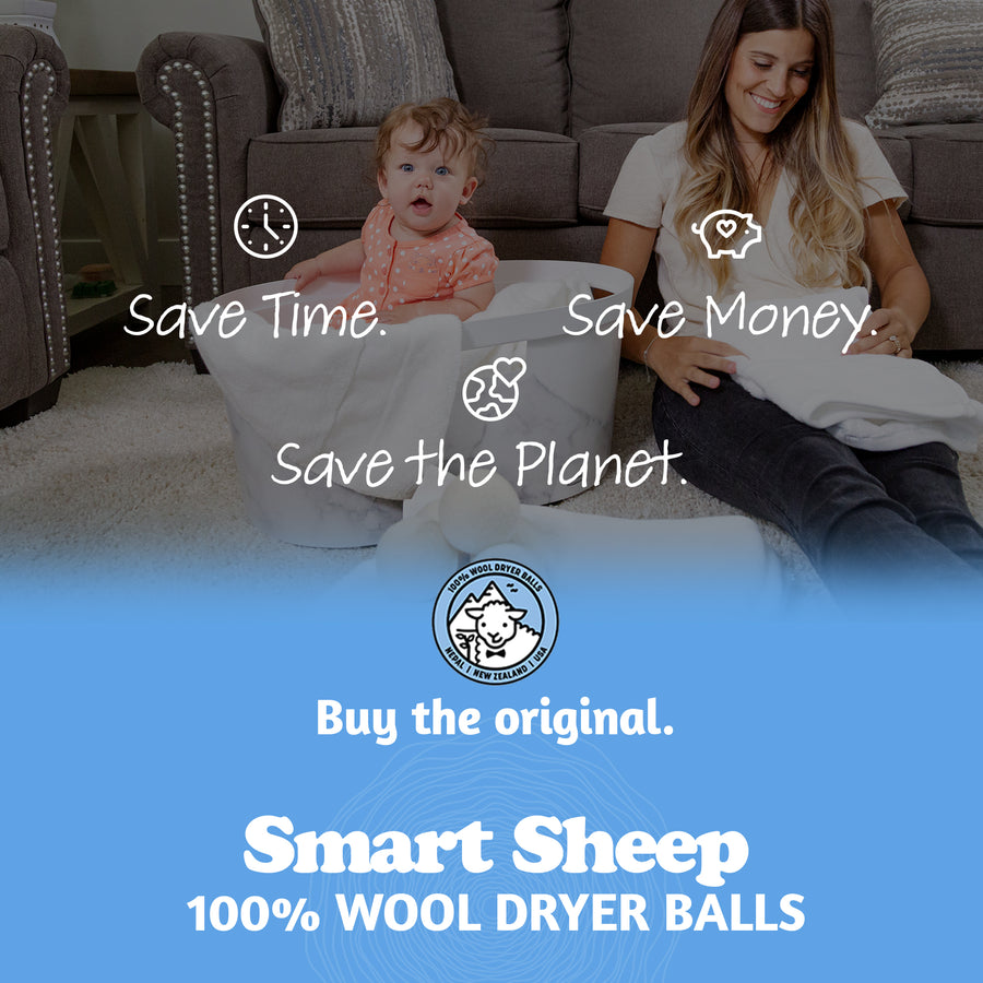 3-Pack Playful Pups Hand Felted Wool Dryer Balls